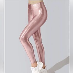 Heroine Sport Metallic Pink Leggings XS